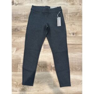 Soft‎ Surroundings Pull On Leggings Ankle Heather Charcoal PXS Sft Essential NWT